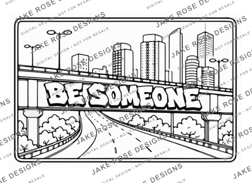 Houston Be Someone Simple SVG & Laser File