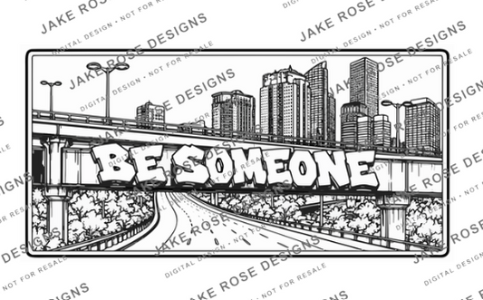 Houston Be Someone Detailed SVG & Laser File